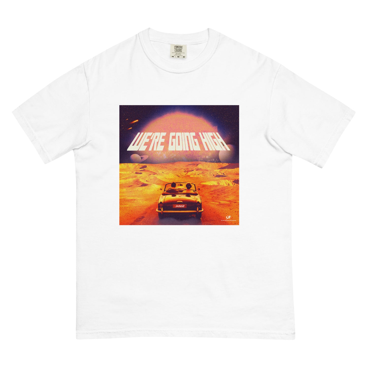 WE'RE GOING HIGH !! t-shirt - white